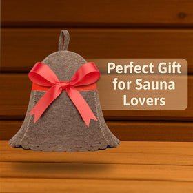 ASKOLD Wool Sauna Hat gray compact-fold design ideal for travel