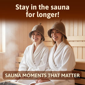 ASKOLD Wool Sauna Hat gray packaged presentation suitable for gifting