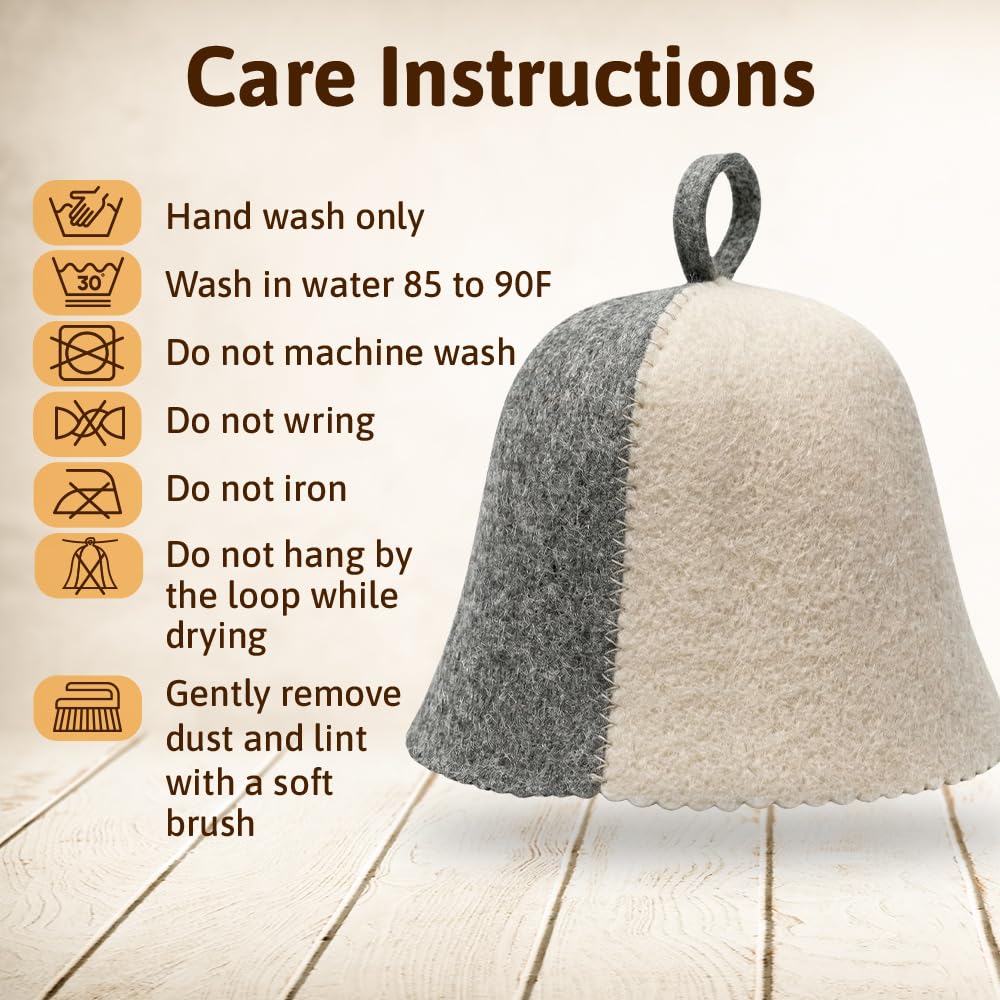 ASKOLD sauna hat gift-ready packaging ideal for enthusiasts