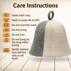 ASKOLD sauna hat gift-ready packaging ideal for enthusiasts