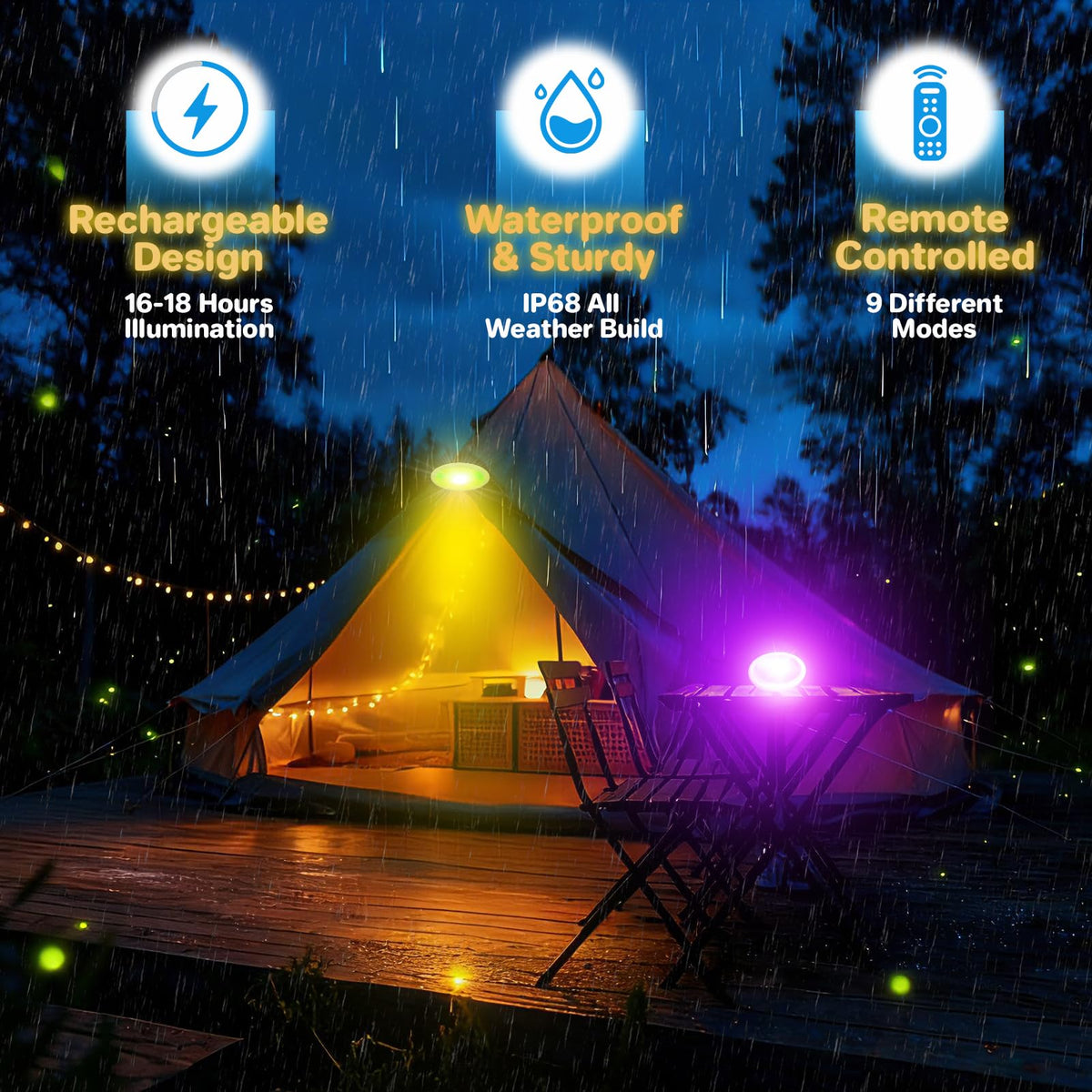 Askyli pool lights dynamic colors and modes for party or calm.