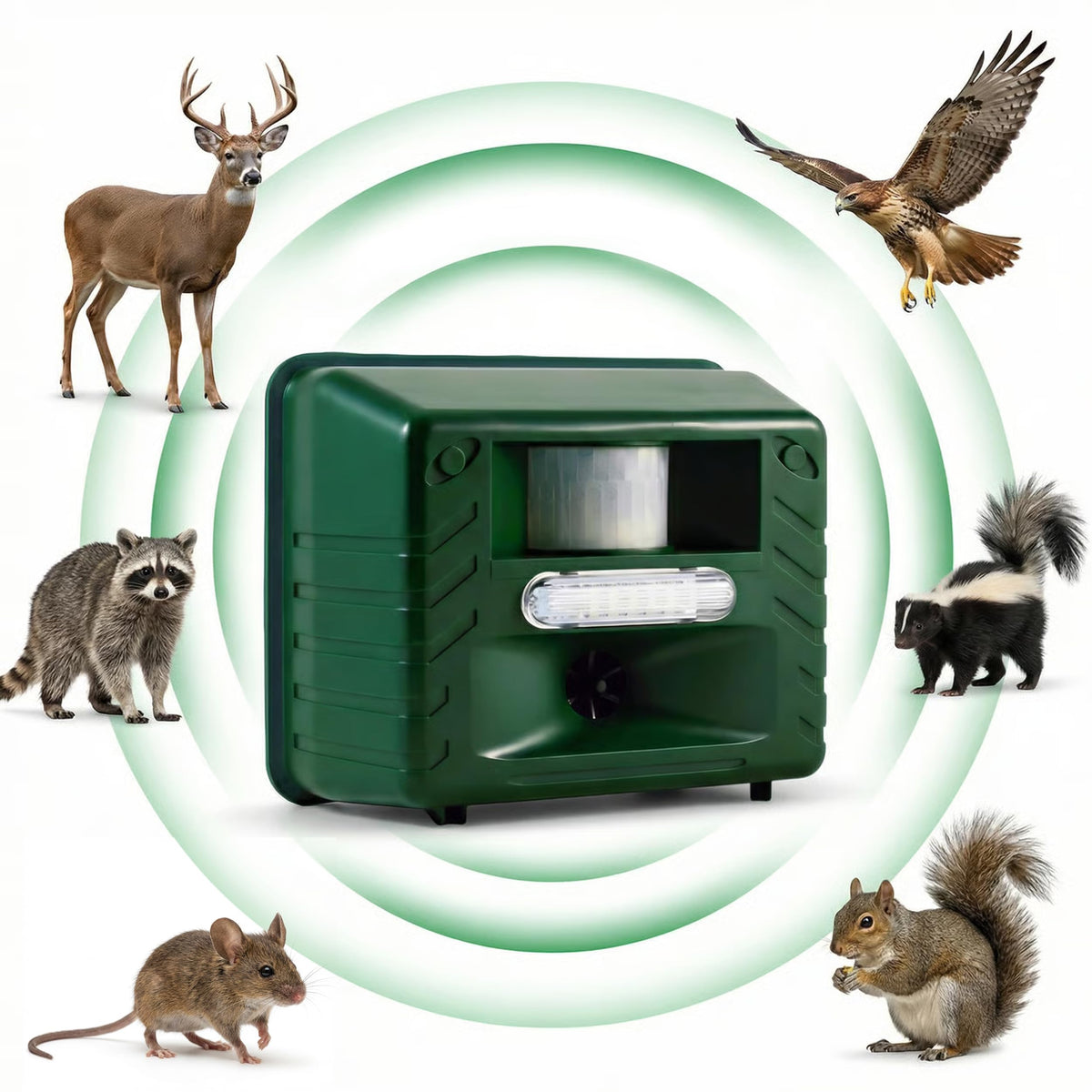 ASPECTEK Yard Sentinel wide-angle housing delivering broad detection coverage.