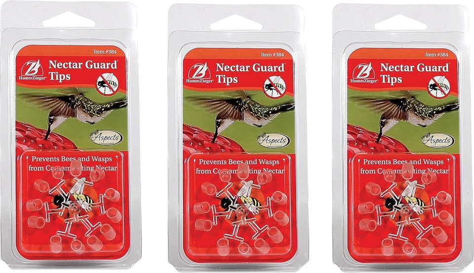 Aspects Nectar Guard Tips 3-pack close-up of clear membrane for insect protection