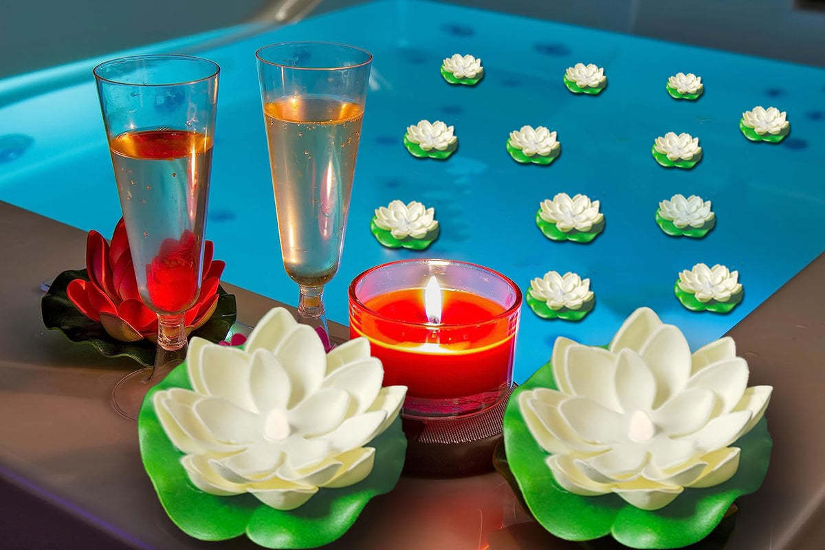 Assaoy wedding table decor lights add safe candle-free ambiance