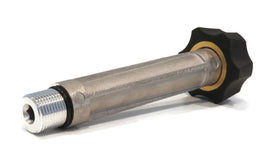 Assembled inlet tube with hose connection ready to install on compatible units