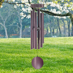 ASTARIN 48'' wind chimes outside show deep tone for peaceful garden ambience.