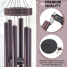 ASTARIN deep-tone wind chimes tuned for balanced musical performance.
