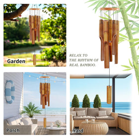 ASTARIN garden patio wind chime adds decorative charm with tranquil sound.