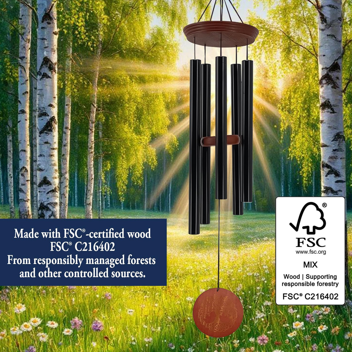 Astarin heavy-duty hook ensures secure outdoor hanging.