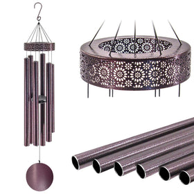 ASTARIN decorative top wind chime design with adjustable bell length features.