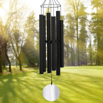ASTARIN large wind chimes with six tubes for outdoor deep tones.