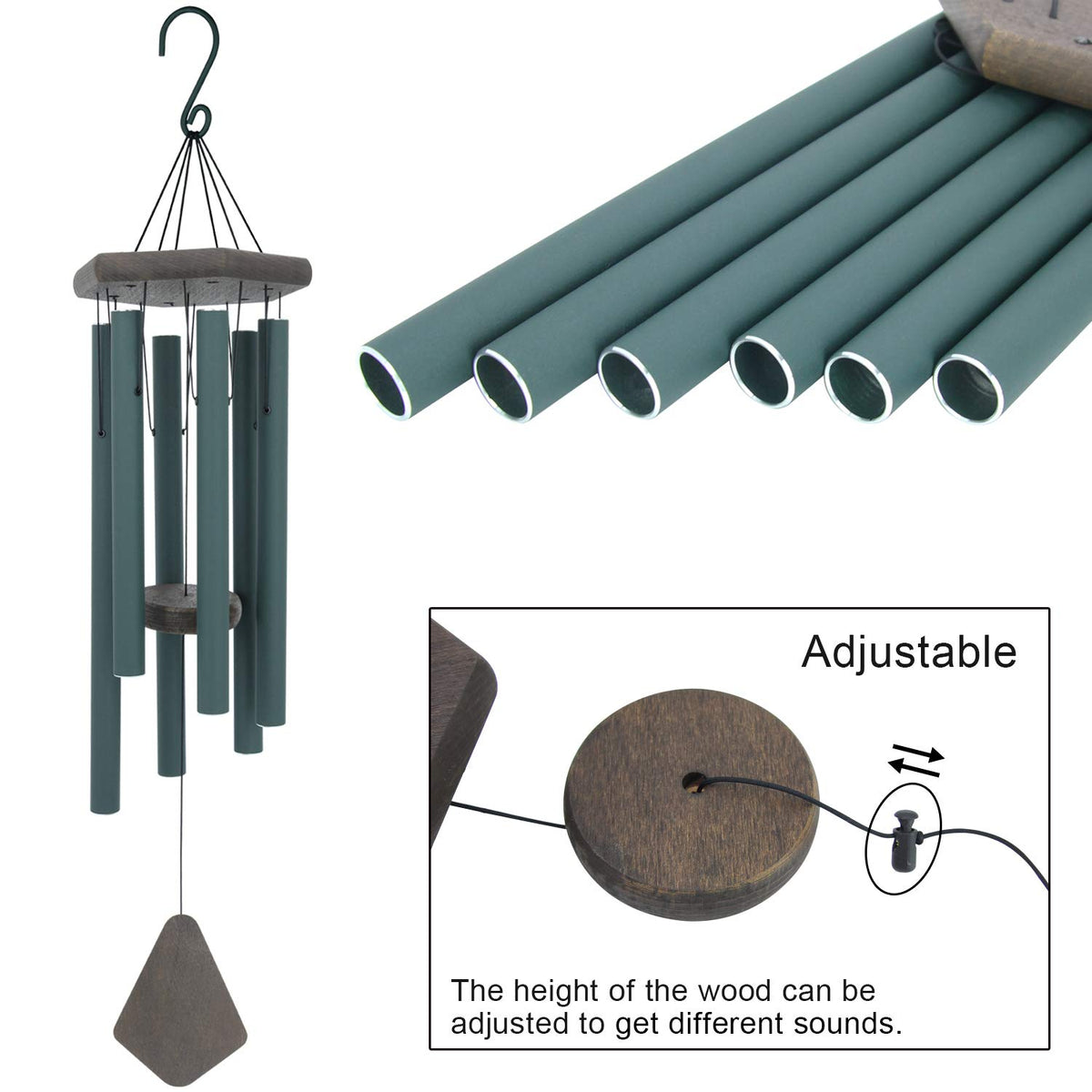 ASTARIN pentatonic-scale wind chimes create soothing harmonies for patios.