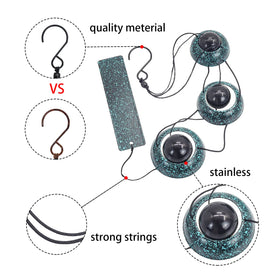 ASTARIN wind chimes copper alloy body adds lasting tone and beauty.