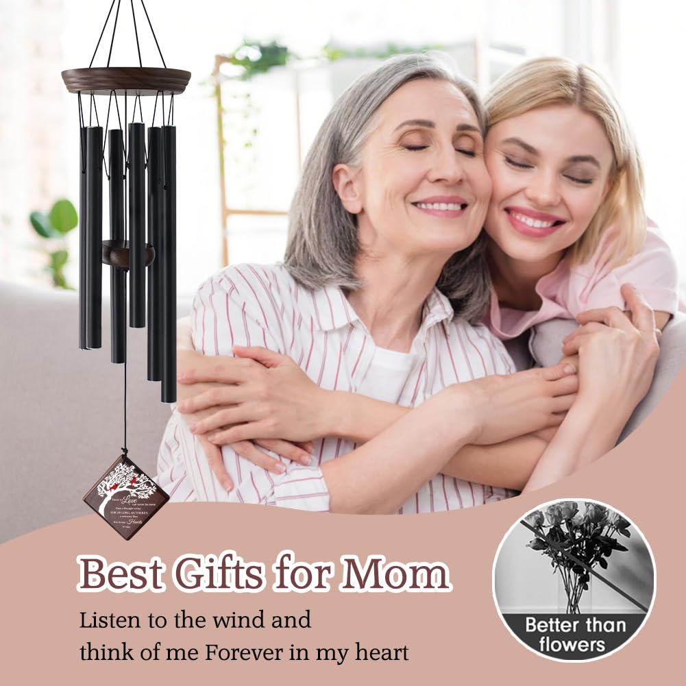 ASTARIN wind chime with two cardinals on sail evokes memory