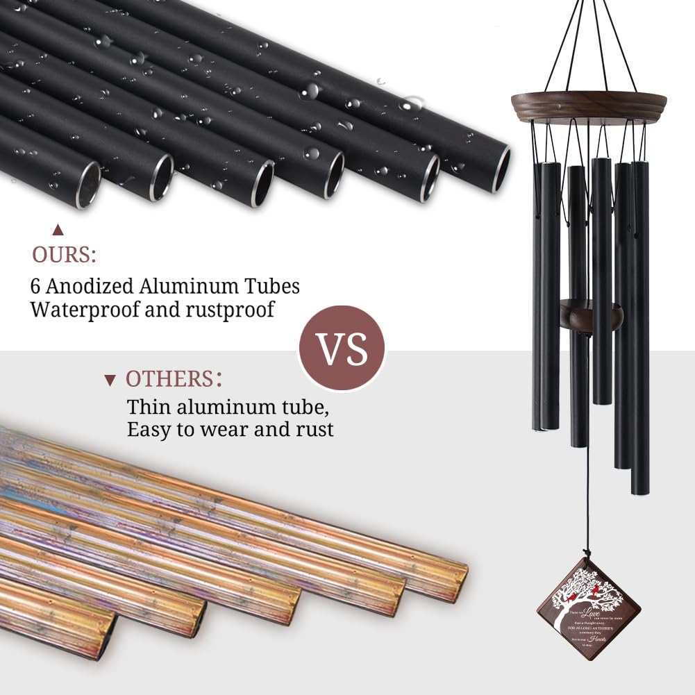 ASTARIN weather-resistant wind chime withstands outdoor elements in any season