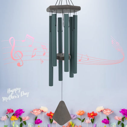 ASTARIN 30-inch wind chimes outdoor setup creates tranquil, melodic ambiance.