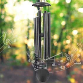 ASTARIN wind chimes 45-inch deep-tone design enhances garden ambiance