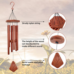 ASTARIN wind chimes pentatonic tuning for peaceful garden melodies