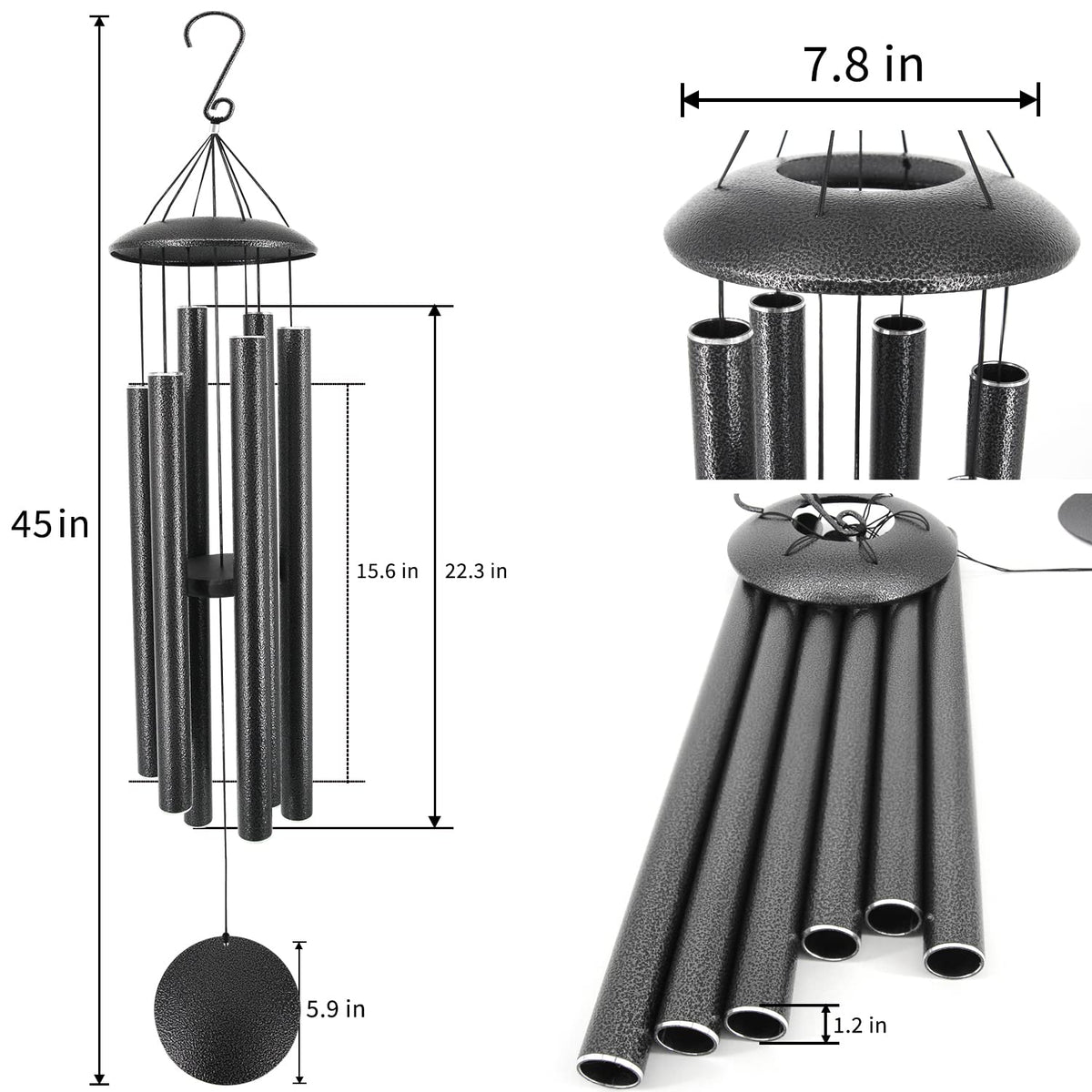 ASTARIN six aluminum tubes deliver rich resonances for outdoor spaces