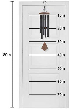 ASTARIN six-tube wind chimes deliver rich, full tones on breezy patios.
