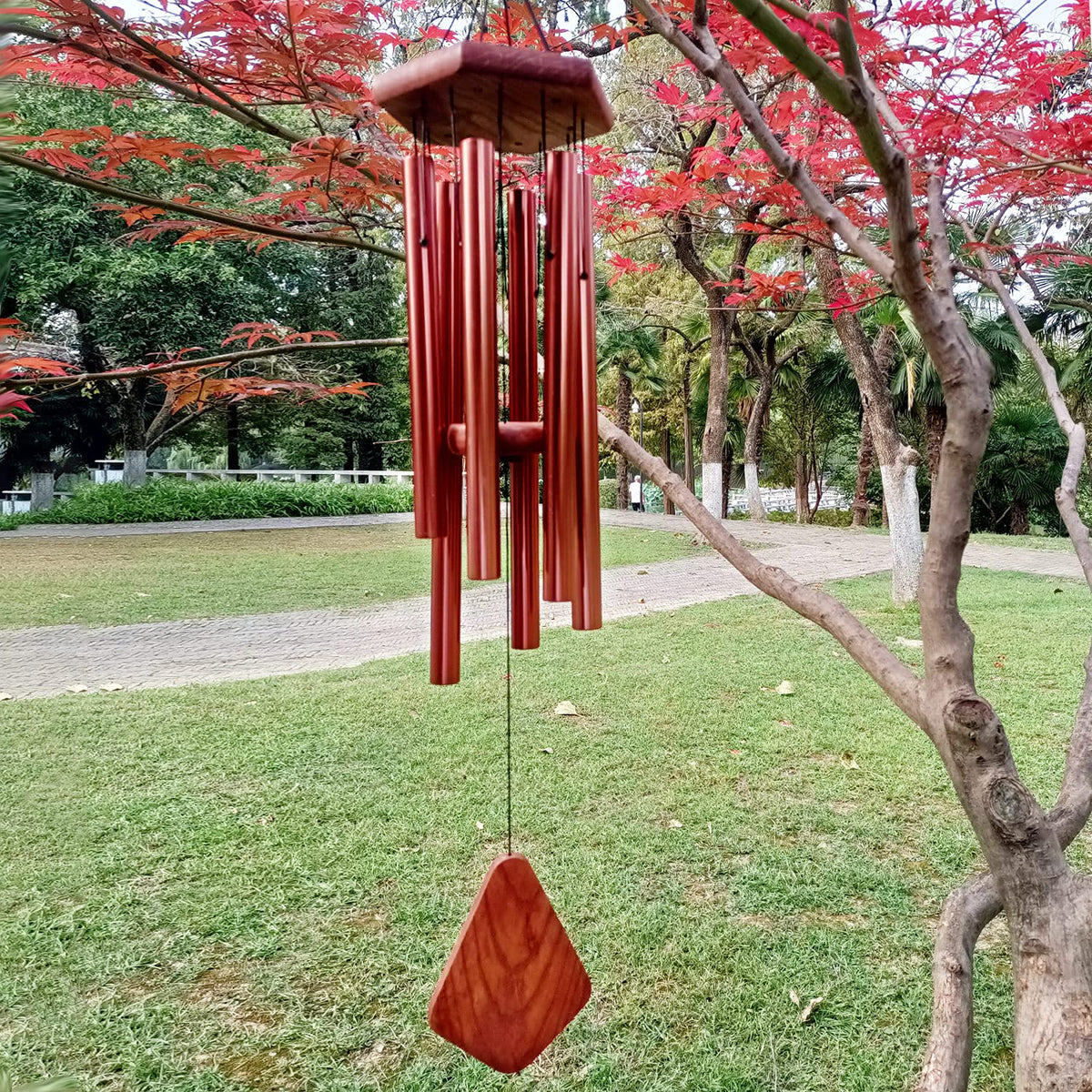 ASTARIN wind chimes beech wood striker delivers clear tone