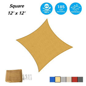 ASTEROUTDOOR 95% UV block shade sail protecting outdoor living spaces