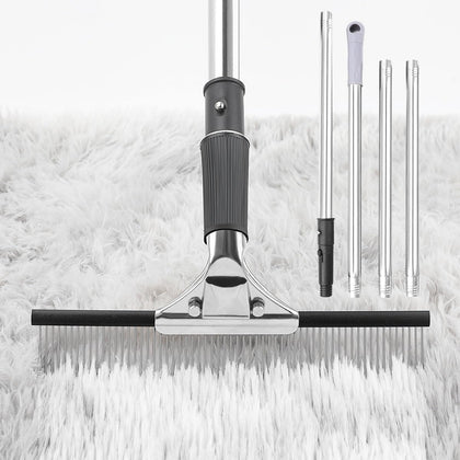 Astfys Big Carpet Rake with steel teeth for durable grooming of coarse carpets