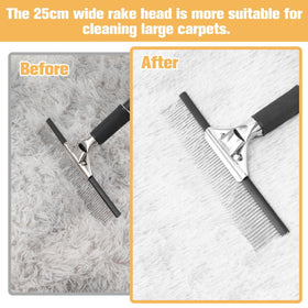 Astfys Big Carpet Rake restores fluff and reduces hair tangles