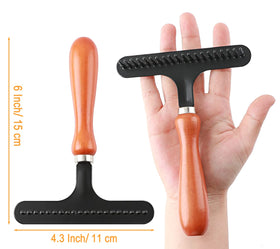 Astfys rake teeth extend 2 cm to lift fibers.