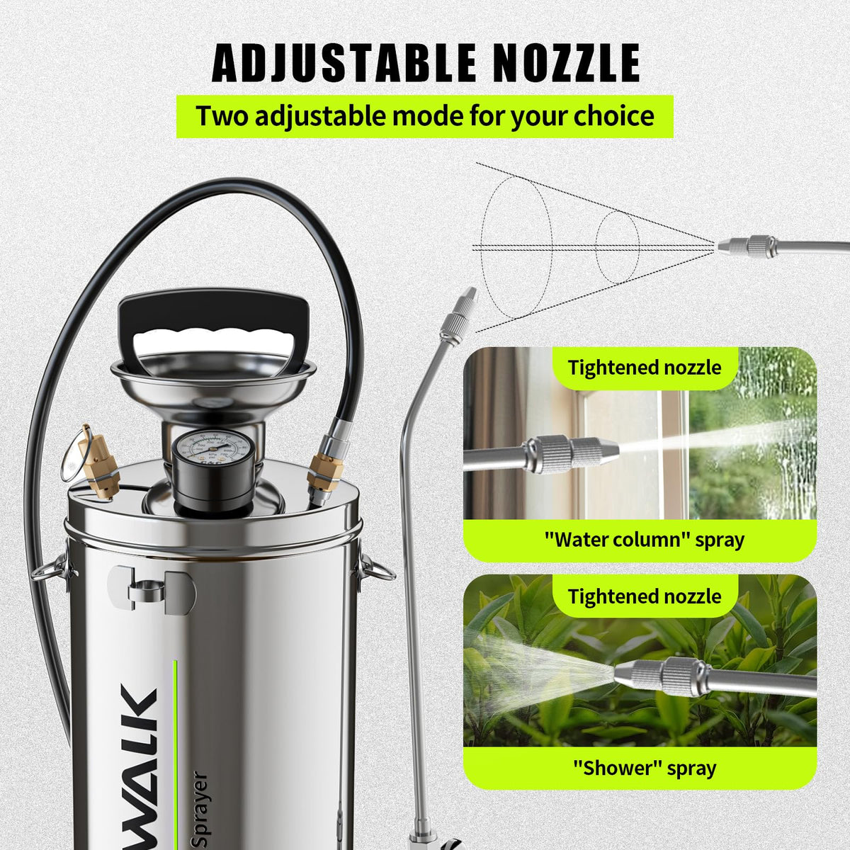 ASTRWK stainless steel construction close-up highlights durability.