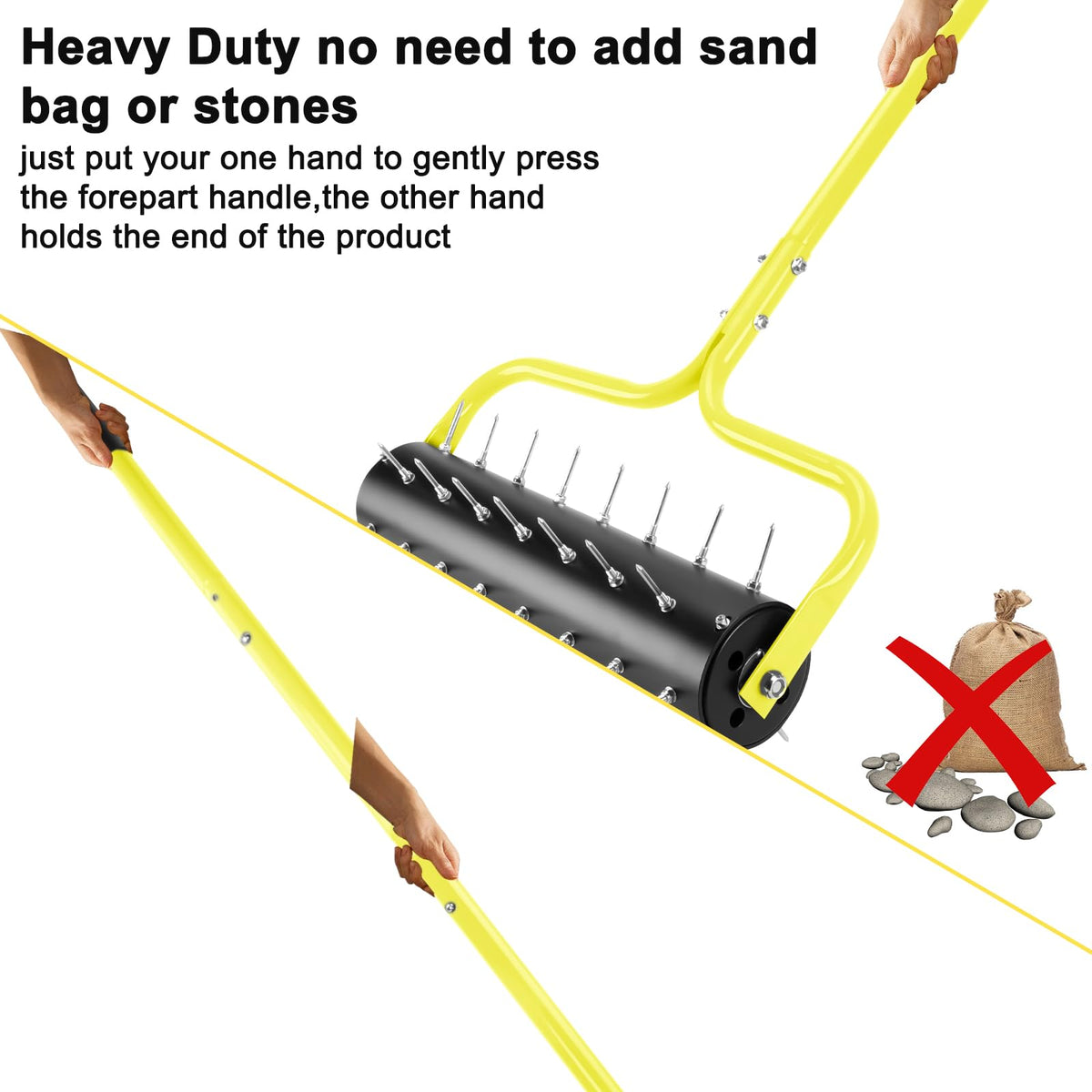 Asunrise secure-fastening design prevents looseness during aeration.