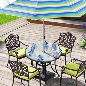 Asxhif camping tablecloth protects and enhances outdoor meals.