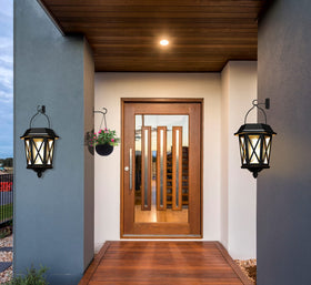 ASZUNE 6in hanging plant hook detailed angle emphasizes durable metal and finish.