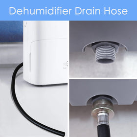 atadbtae dehumidifier hose no kink design prevents leaks