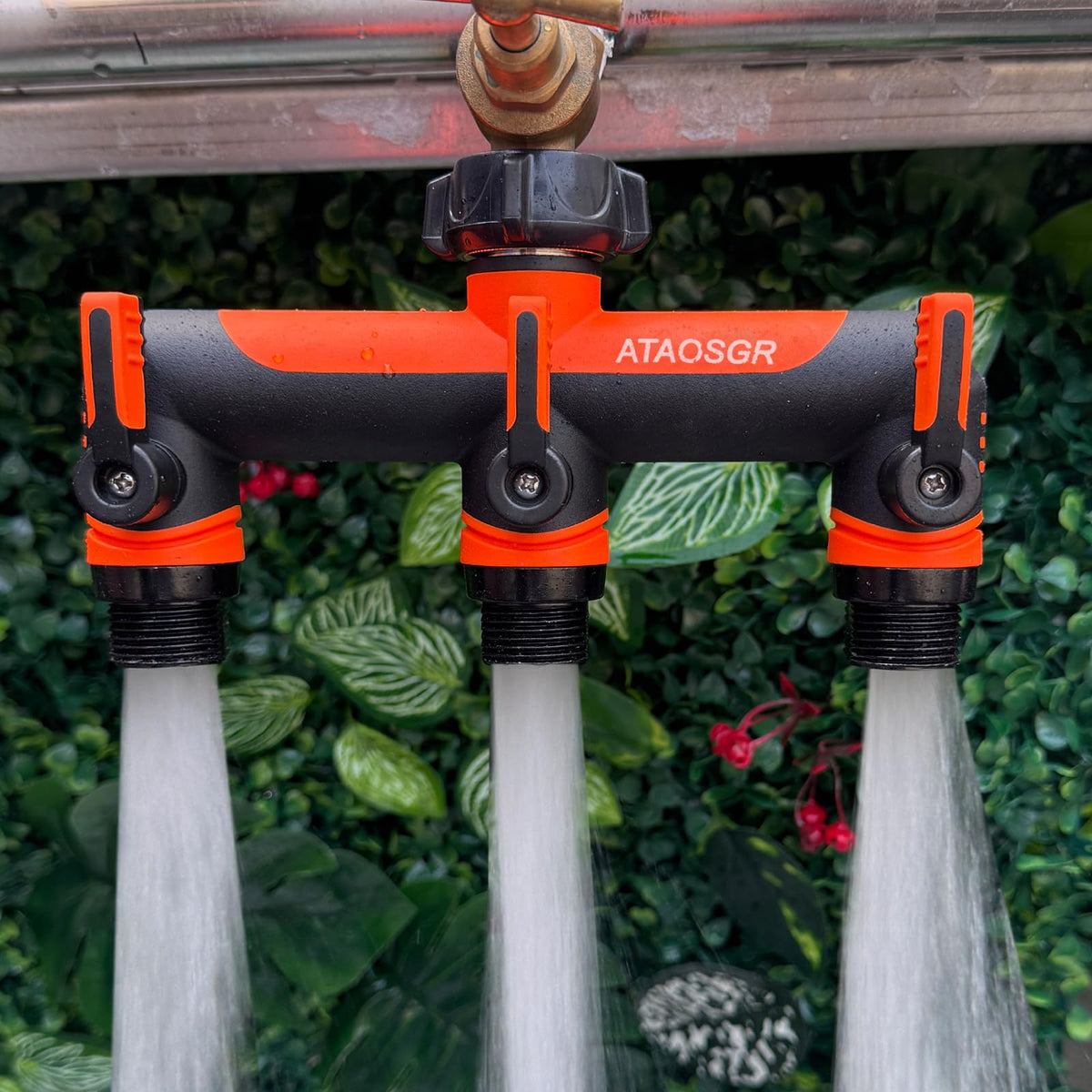 ATAOSGR outlet spacing and 0.4 inch bore for optimal flow with multiple timers