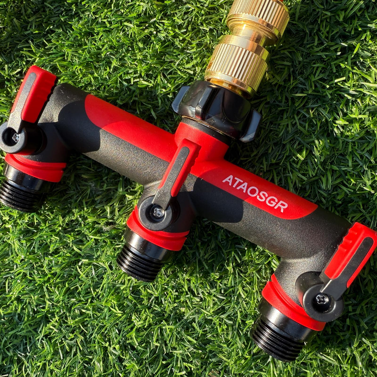 ATAOSGR independent flow valves on each outlet for precise watering