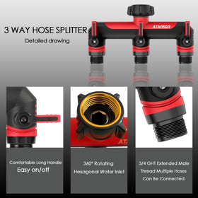 ATAOSGR metal inlet-outlet connection for durable year-round use