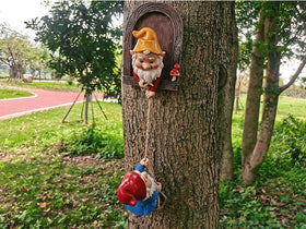 ATCTBOGFS front-yard gnome figure creates a warm welcome near entrances.