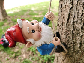 ATCTBOGFS window-hanging gnome decor brings a fun focal point to outdoor walls.