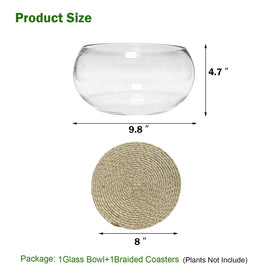 ATdobZYZ braided-tray highlights: stylish support for the lotus bowl in any room.