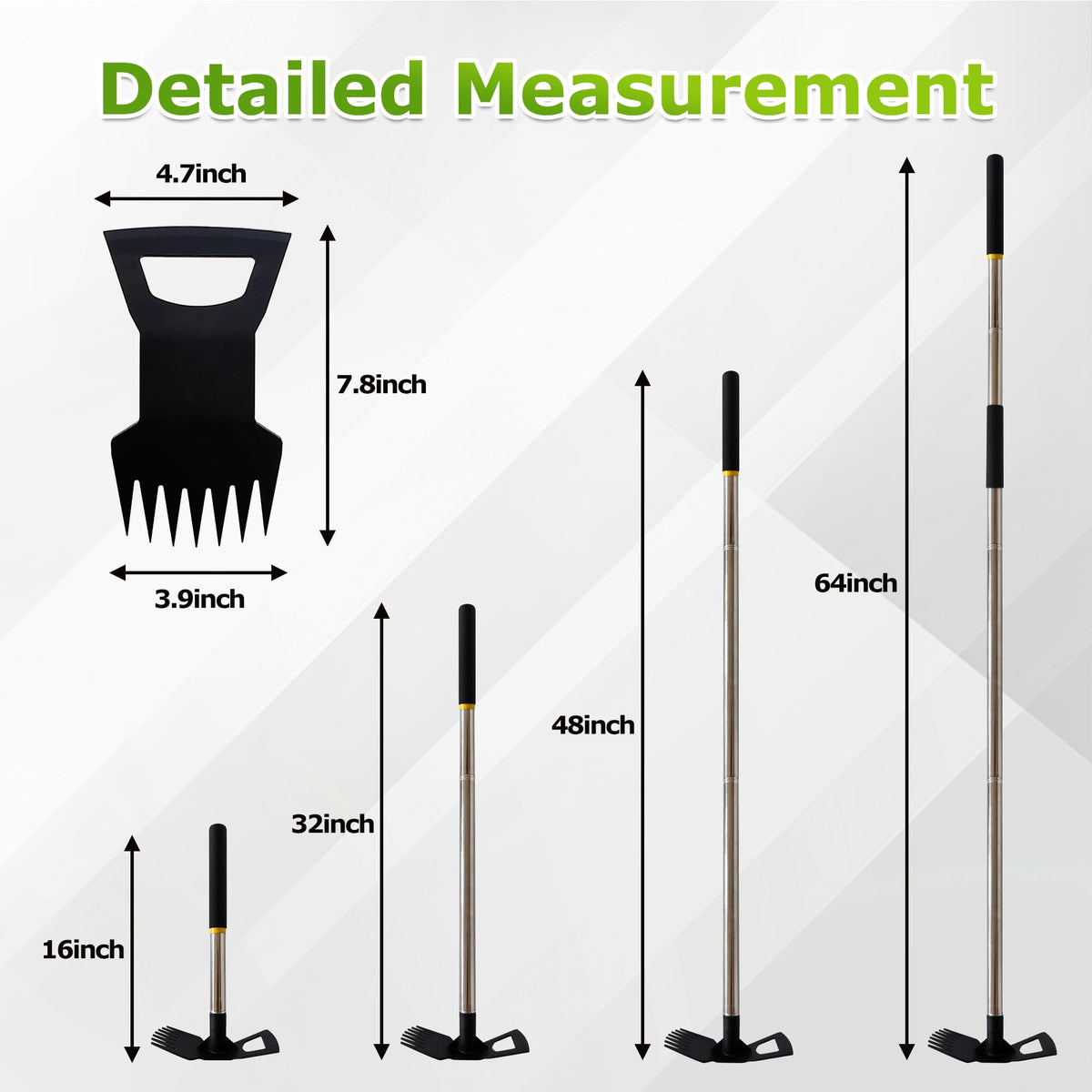 ATFVERDEX cast-iron hoe head shown for durability in heavy tasks.