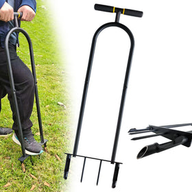 ATFVERDEX Manual Core Aerator setup demonstrates quick, easy assembly for lawn care