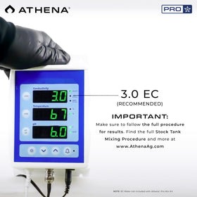 Athena Pro nutrient kit designed for clog-free irrigation systems