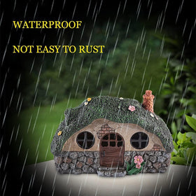 ATIBI Fairy Garden Decor brightens pathways with a cottage-inspired touch.