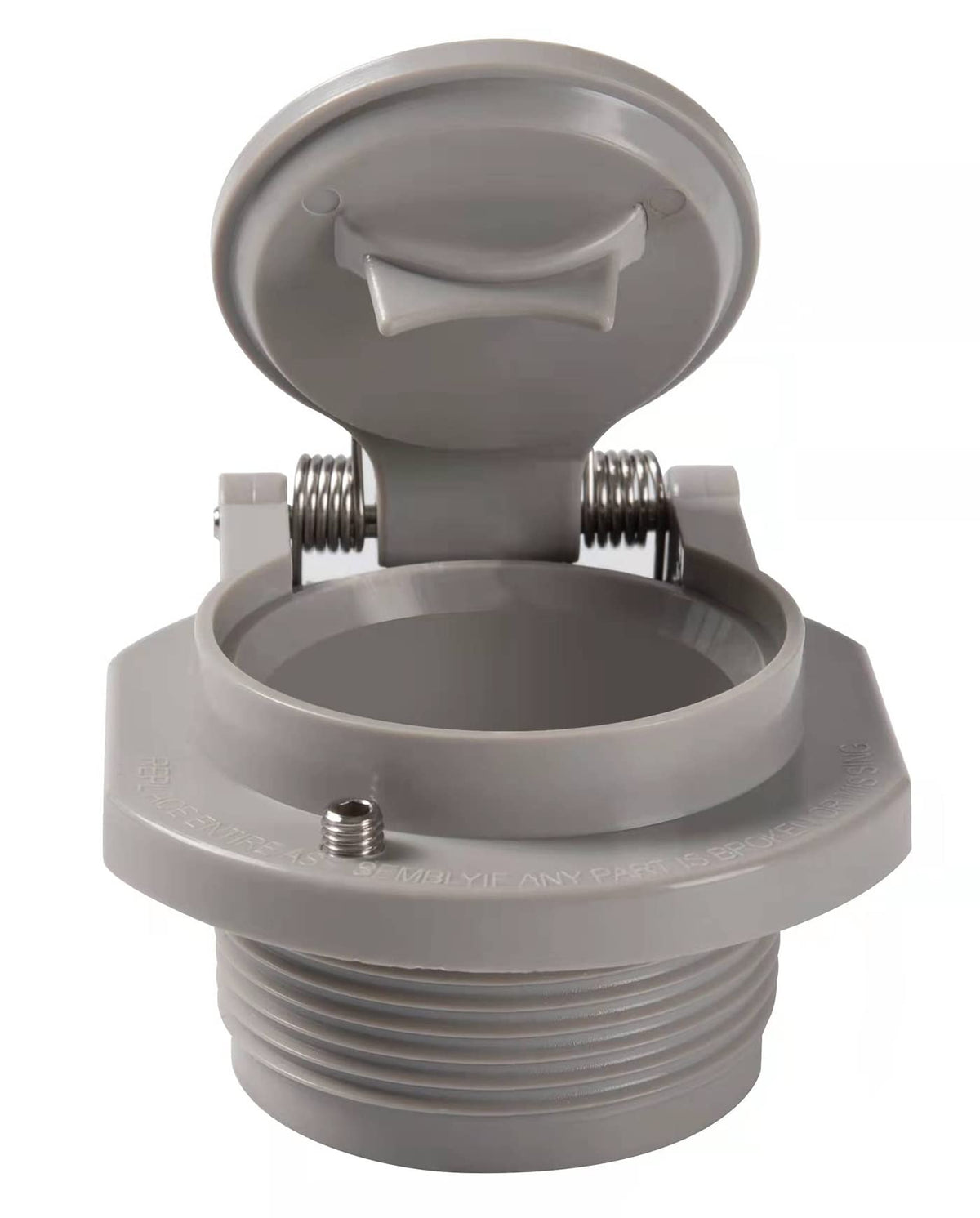 ATIE 1-1/2 inch MPT connection enables reliable hose mounting.