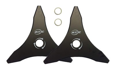 ATIE 10-inch 3T blade on arbor for heavy clearing