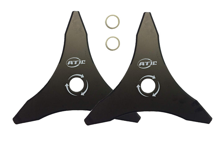 ATIE 10-inch 3T blade on arbor for heavy clearing