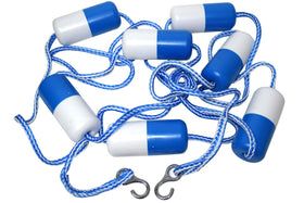 ATIE 18ft pool safety divider rope with hooks marking deep and shallow ends for visibility