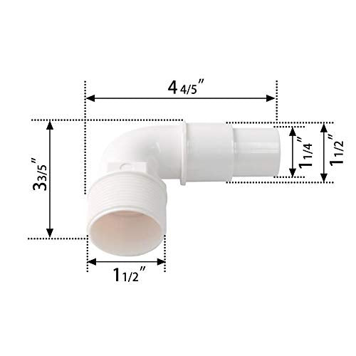 ATIE 2-pack hose adapters replacing Hayward SPX1105Z3 in pool systems.