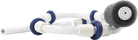 ATIE tail scrubber included for thorough edge and corner debris removal